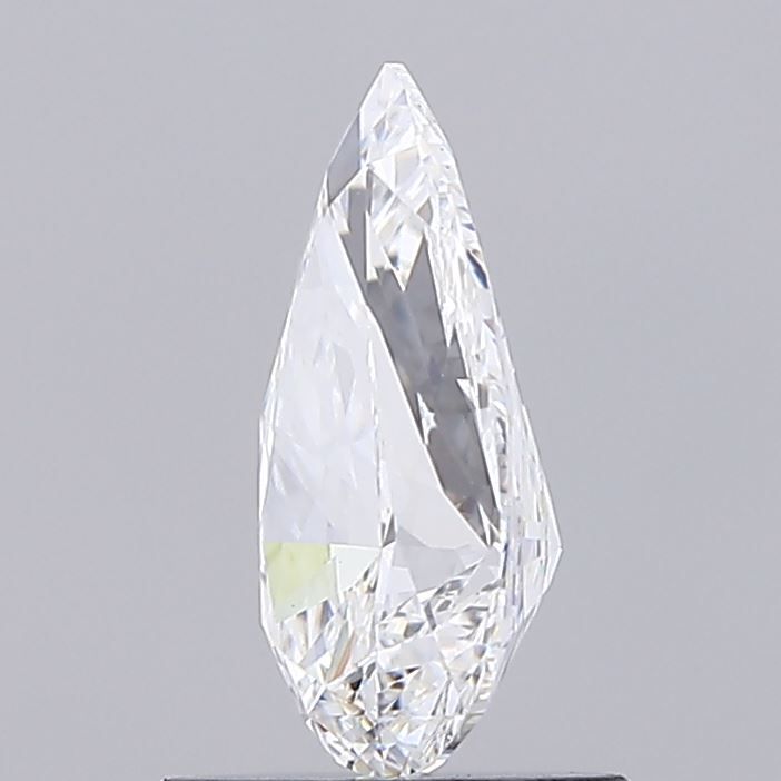 1.0 Carat Pear Lab Diamond with  Cut Diamond in 14KT  view 1
