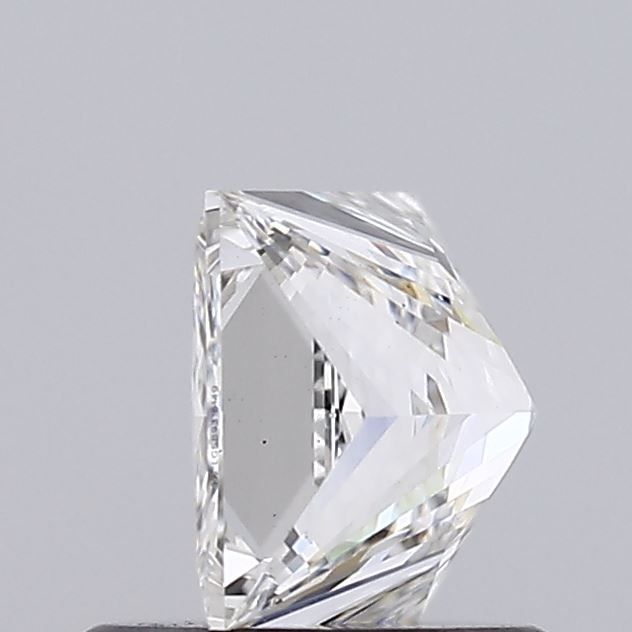 1.01 Carat Princess Lab Diamond with  Cut Diamond in 14KT  view 1
