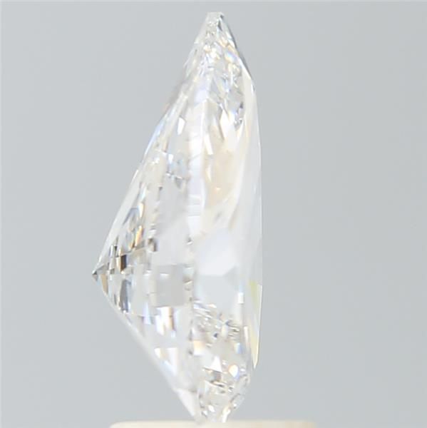 2.61 Carat Pear Lab Diamond with  Cut Diamond in 14KT  view 1
