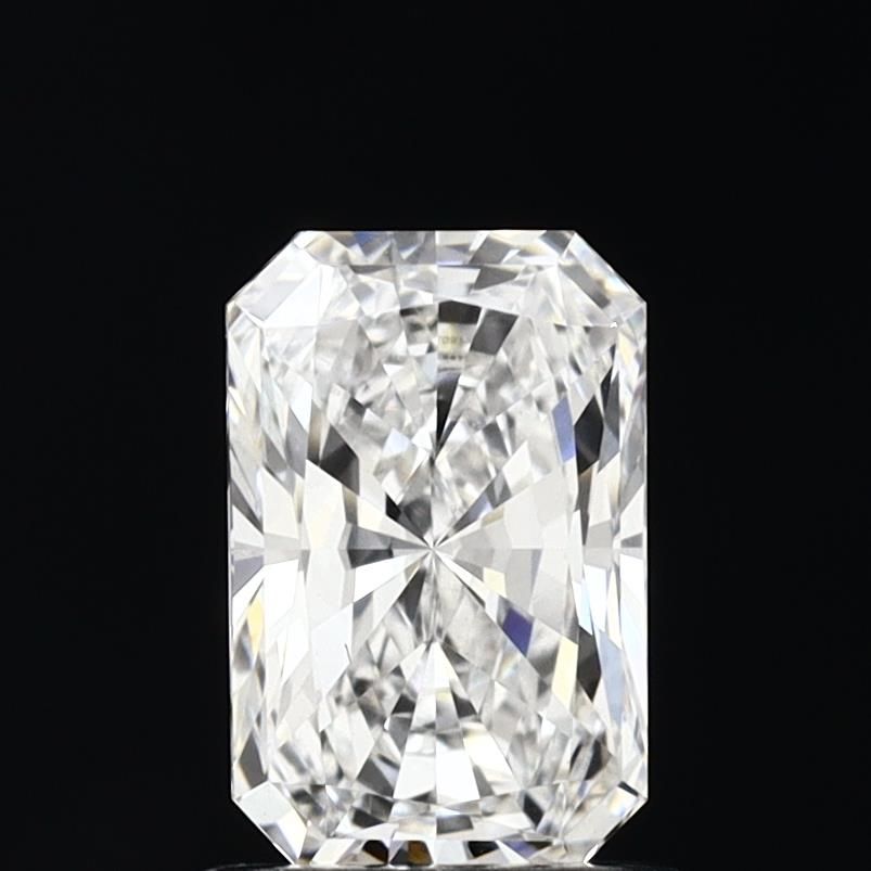 1.01 Carat Radiant Lab Diamond with  Cut Diamond in 14KT  view 1
