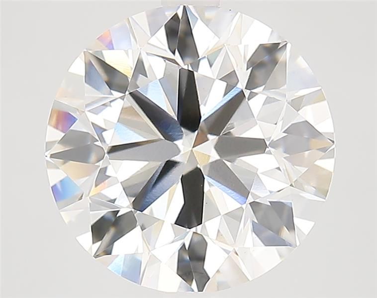 4.51 Carat Round Lab Diamond with  Cut Diamond in 14KT  view 1
