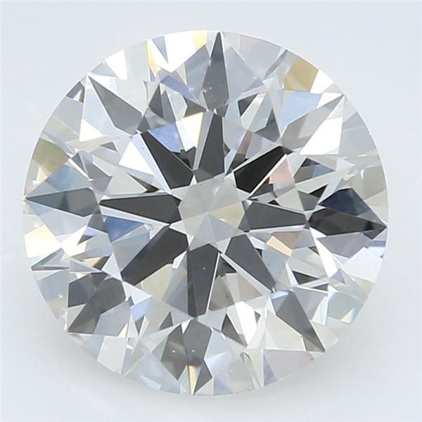 1.85 Carat Round Lab Diamond with  Cut Diamond in 14KT  view 1
