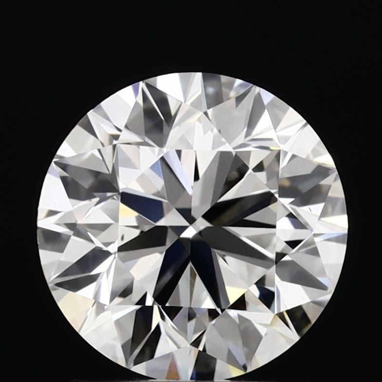 1.7 Carat Round Lab Diamond with  Cut Diamond in 14KT  view 1
