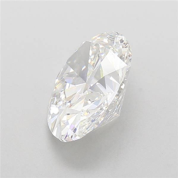 5.0 Carat Oval Lab Diamond with  Cut Diamond in 14KT  view 1
