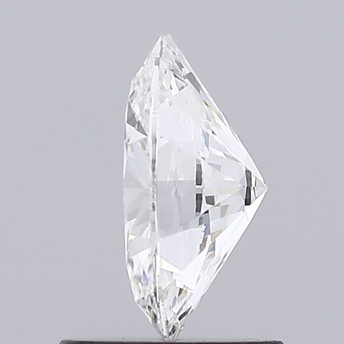 1.02 Carat Oval Lab Diamond with  Cut Diamond in 14KT  view 1
