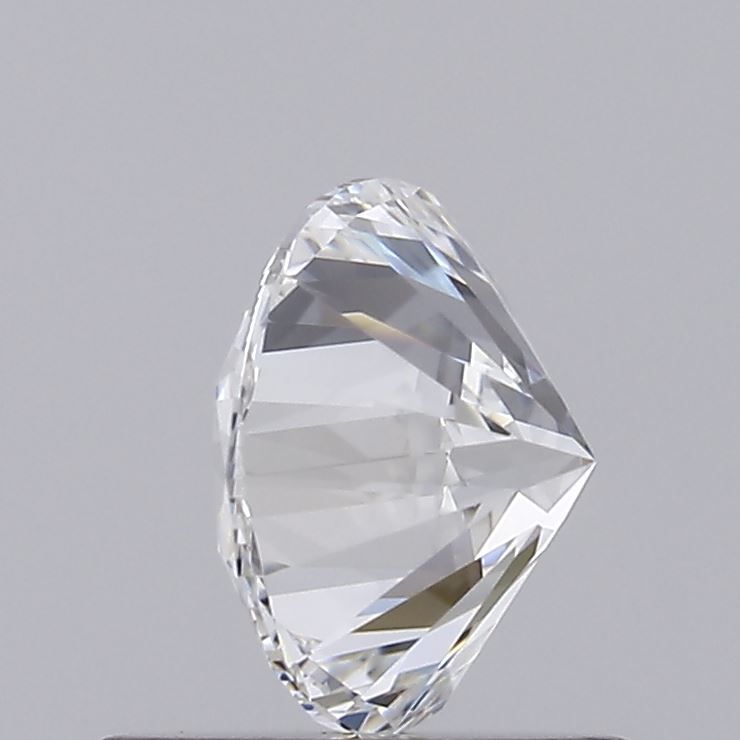 0.74 Carat Round Lab Diamond & 0.74 Carat Round Lab Diamond with  Cut Diamond in 14KT  view 1

