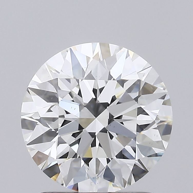 1.45 Carat Round Lab Diamond with  Cut Diamond in 14KT  view 1
