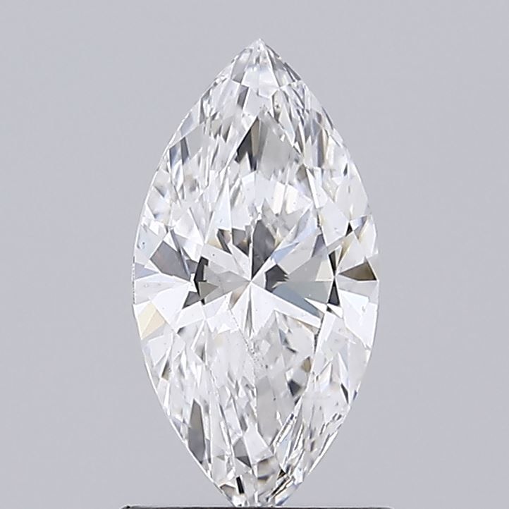 1.0 Carat Marquise Lab Diamond with  Cut Diamond in 14KT  view 1
