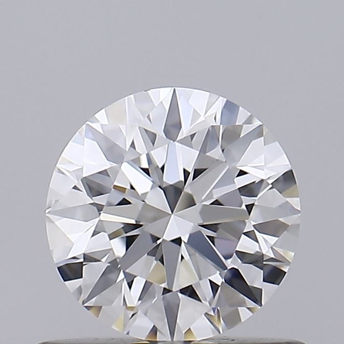 0.58 Carat Round Lab Diamond with  Cut Diamond in 14KT  view 1
