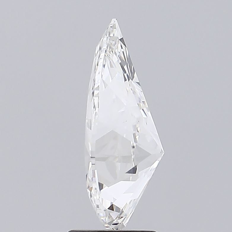 3.23 Carat Pear Lab Diamond with  Cut Diamond in 14KT  view 1

