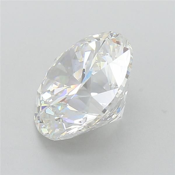 5.0 Carat Round Lab Diamond with  Cut Diamond in 14KT  view 1
