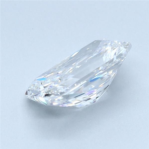 1.03 Carat Radiant Lab Diamond with  Cut Diamond in 14KT  view 1
