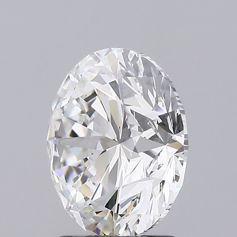3.26 Carat Round Lab Diamond with  Cut Diamond in 14KT  view 1
