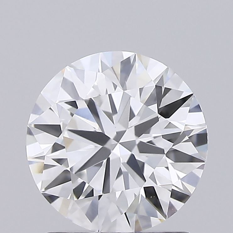 1.55 Carat Round Lab Diamond with  Cut Diamond in 14KT  view 1
