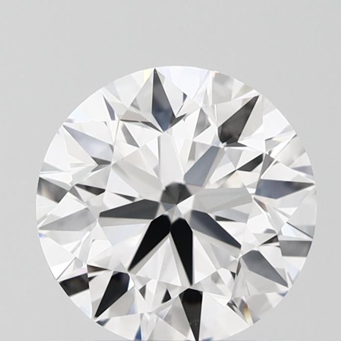 0.91 Carat Round lab Diamond with  Cut Diamond in 14KT  view 1
