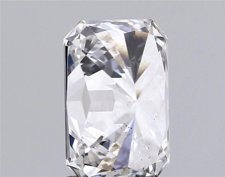 2.22 Carat Radiant Lab Diamond with  Cut Diamond in 14KT  view 1
