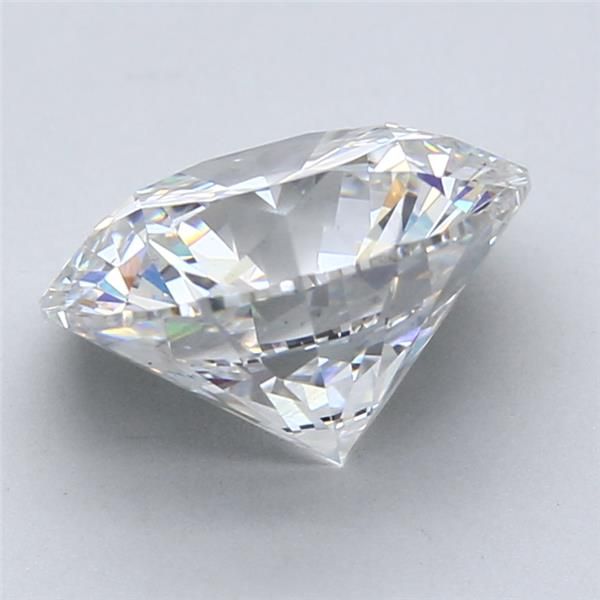 4.19 Carat Round Lab Diamond with  Cut Diamond in 14KT  view 1
