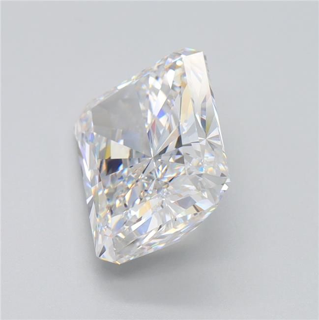 3.65 Carat Radiant Lab Diamond with  Cut Diamond in 14KT  view 1
