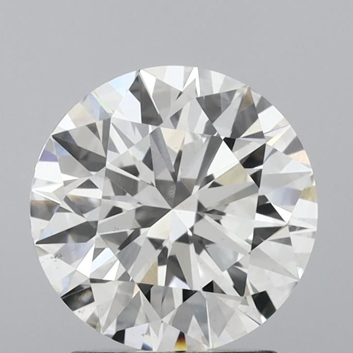 2.01 Carat Round Lab Diamond with  Cut Diamond in 14KT  view 1
