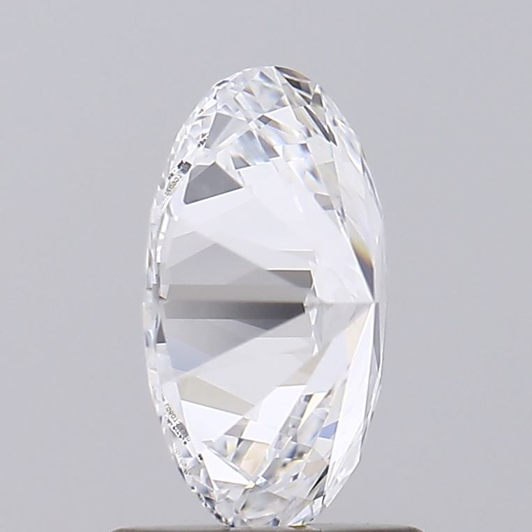 1.13 Carat Oval Lab Diamond with  Cut Diamond in 14KT  view 1
