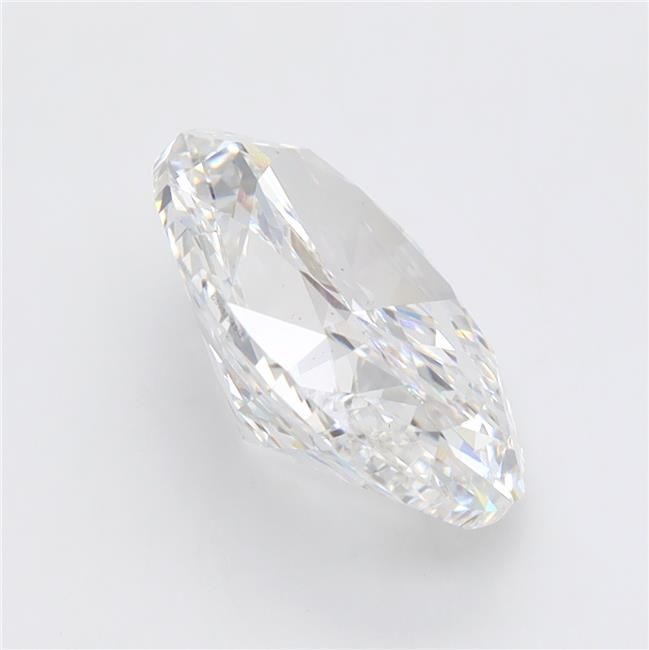 3.0 Carat Oval Lab Diamond with  Cut Diamond in 14KT  view 1
