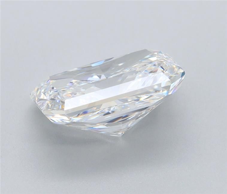 2.11 Carat Radiant Lab Diamond with  Cut Diamond in 14KT  view 1
