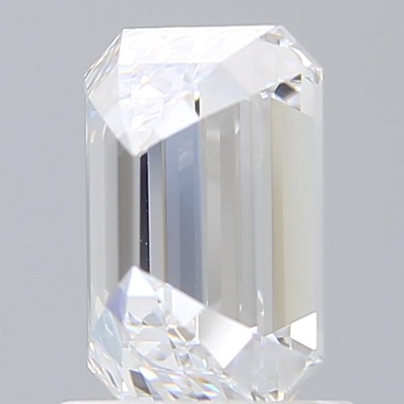 1.51 Carat Emerald Lab Diamond with  Cut Diamond in 14KT  view 1
