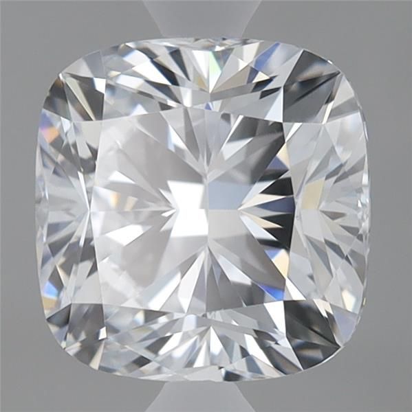 1.43 Carat Cushion Lab Diamond with  Cut Diamond in 14KT  view 1
