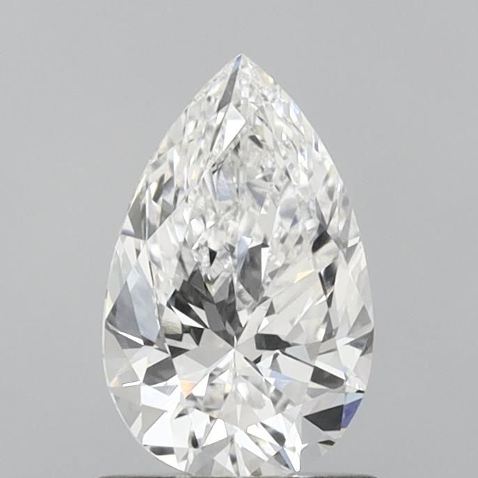 1.04 Carat Pear Lab Diamond with  Cut Diamond in 14KT  view 1
