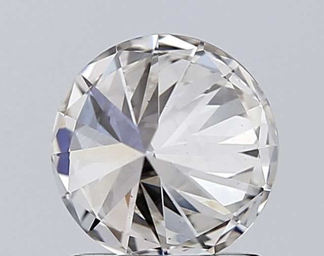 1.15 Carat Round Lab Diamond with  Cut Diamond in 14KT  view 1
