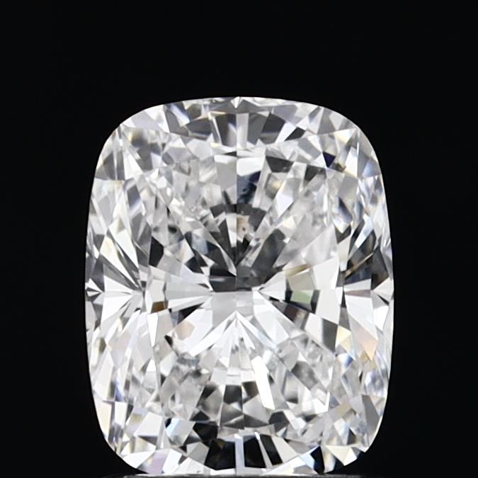 1.24 Carat Cushion Lab Diamond with  Cut Diamond in 14KT  view 1

