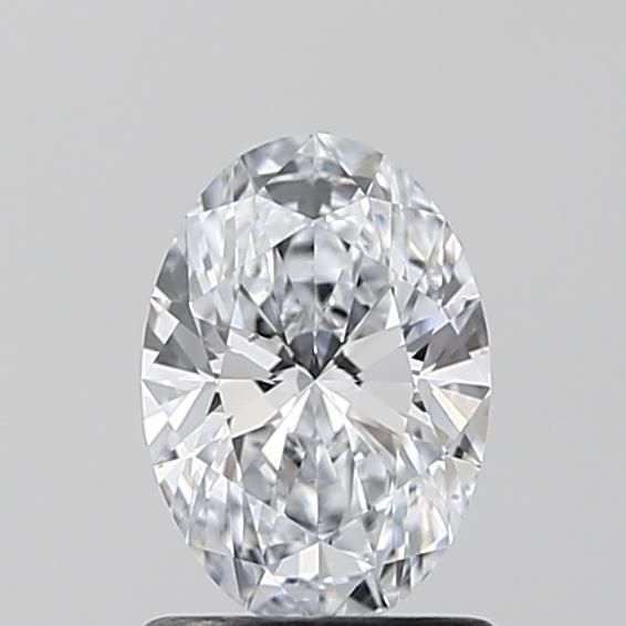1.01 Carat Oval Lab Diamond with  Cut Diamond in 14KT  view 1
