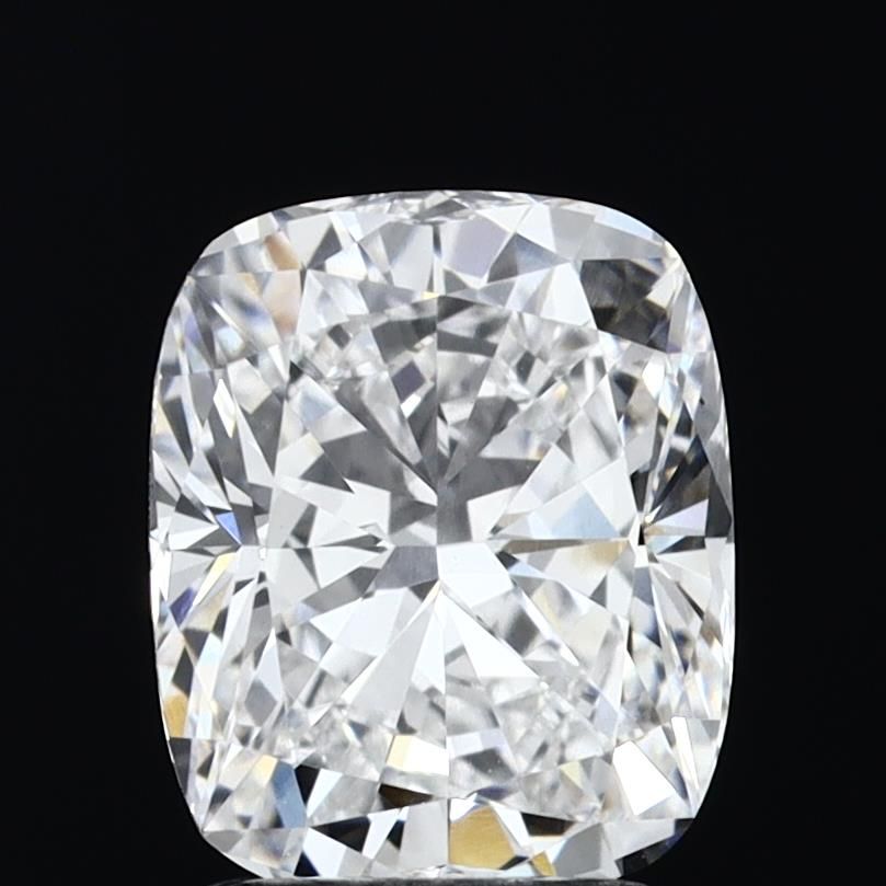 2.1 Carat Cushion Lab Diamond with  Cut Diamond in 14KT  view 1
