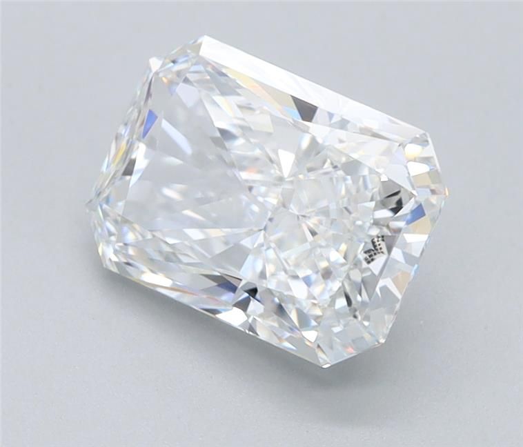 2.02 Carat Radiant Lab Diamond with  Cut Diamond in 14KT  view 1
