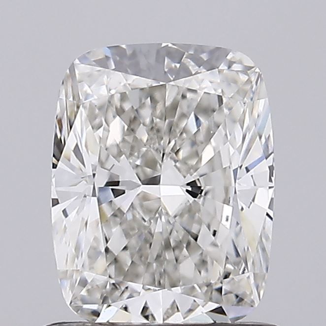 1.05 Carat Cushion Lab Diamond with  Cut Diamond in 14KT  view 1
