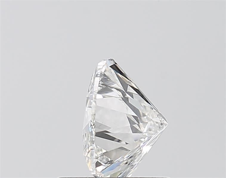 1.0 Carat Heart Lab Diamond with  Cut Diamond in 14KT  view 1
