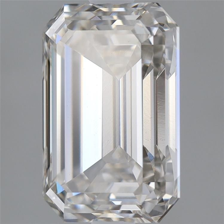 1.48 Carat Emerald lab Diamond with  Cut Diamond in 14KT  view 1
