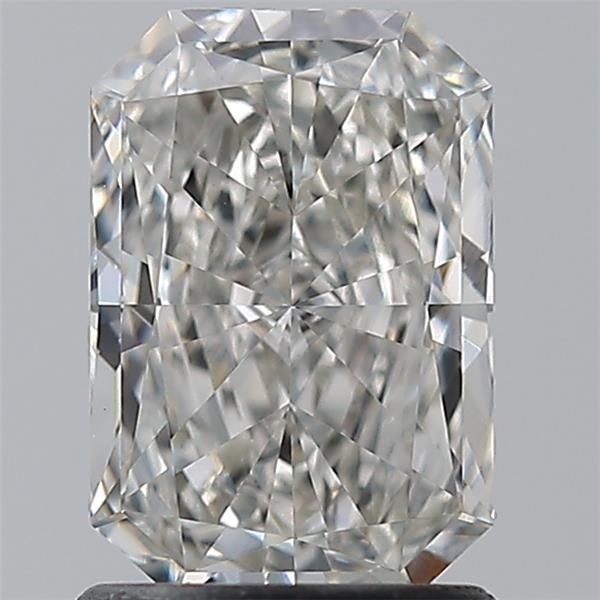 1.35 Carat Radiant Lab Diamond with  Cut Diamond in 14KT  view 1
