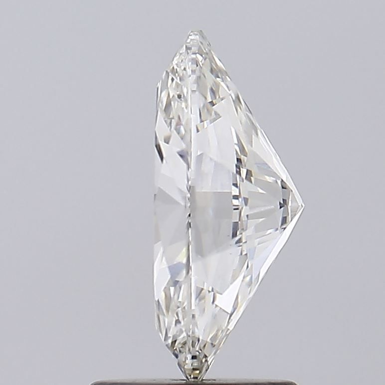1.72 Carat Oval Lab Diamond with  Cut Diamond in 14KT  view 1
