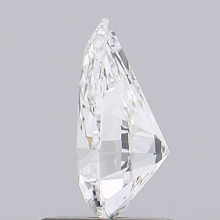 1.0 Carat Pear Lab Diamond with  Cut Diamond in 14KT  view 1
