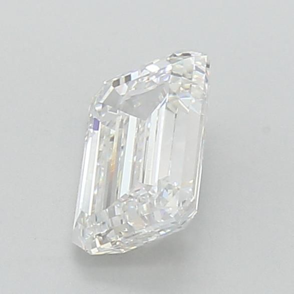 1.71 Carat Emerald Lab Diamond with  Cut Diamond in 14KT  view 1

