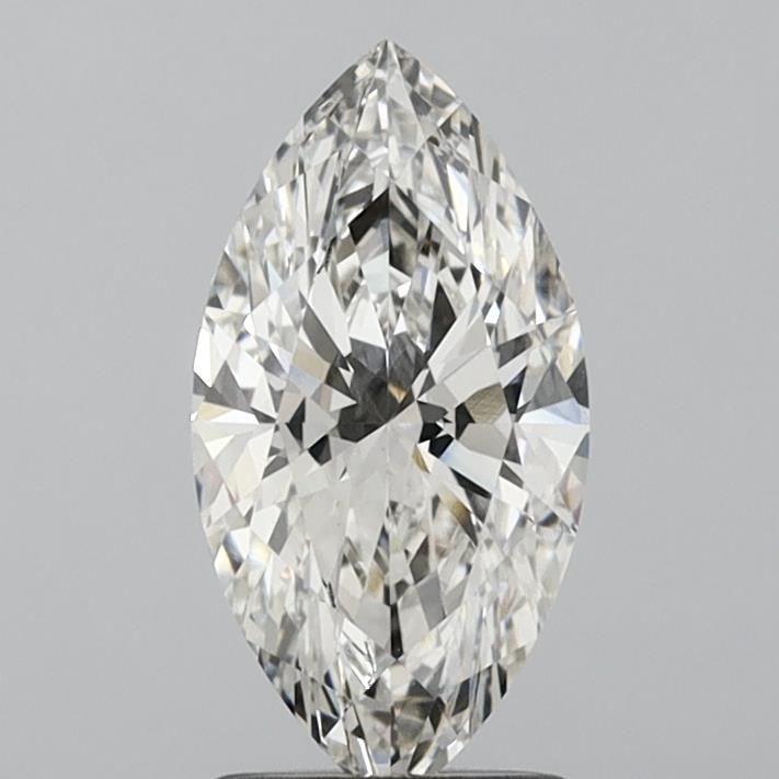 1.65 Carat Marquise Lab Diamond with  Cut Diamond in 14KT  view 1
