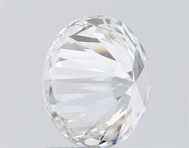 1.82 Carat Round Lab Diamond with  Cut Diamond in 14KT  view 1
