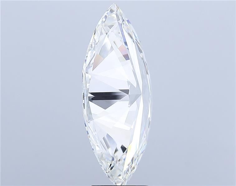 5.22 Carat Marquise Lab Diamond with  Cut Diamond in 14KT  view 1
