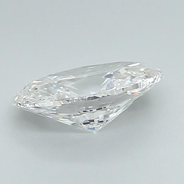 1.11 Carat Oval Lab Diamond with  Cut Diamond in 14KT  view 1
