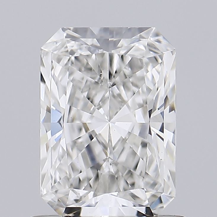 1.03 Carat Radiant Lab Diamond with  Cut Diamond in 14KT  view 1
