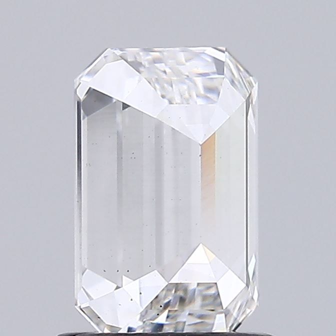 1.32 Carat Emerald Lab Diamond with  Cut Diamond in 14KT  view 1
