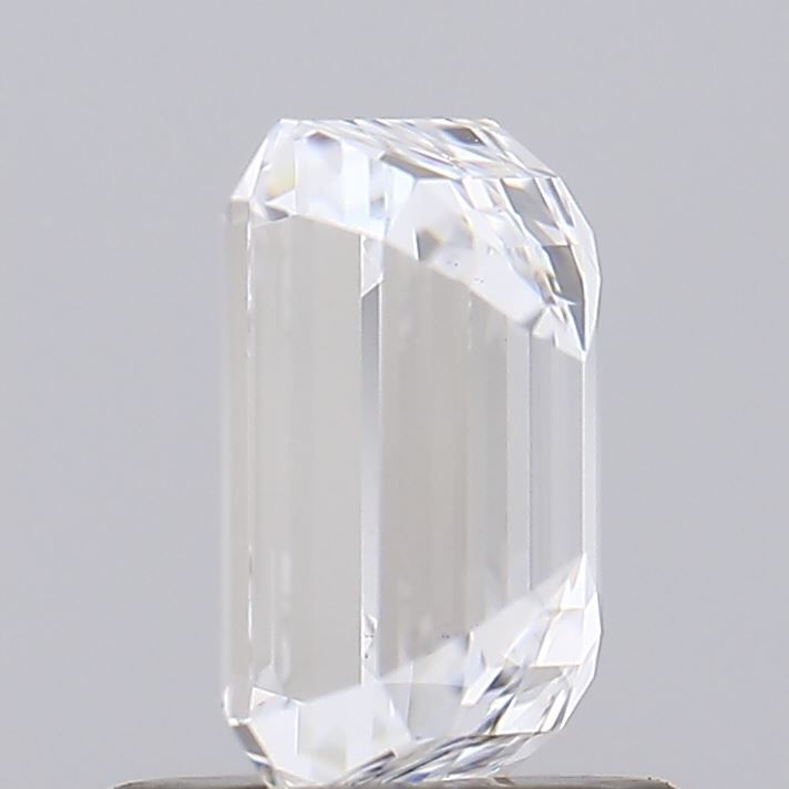 1.01 Carat Emerald Lab Diamond with  Cut Diamond in 14KT  view 1
