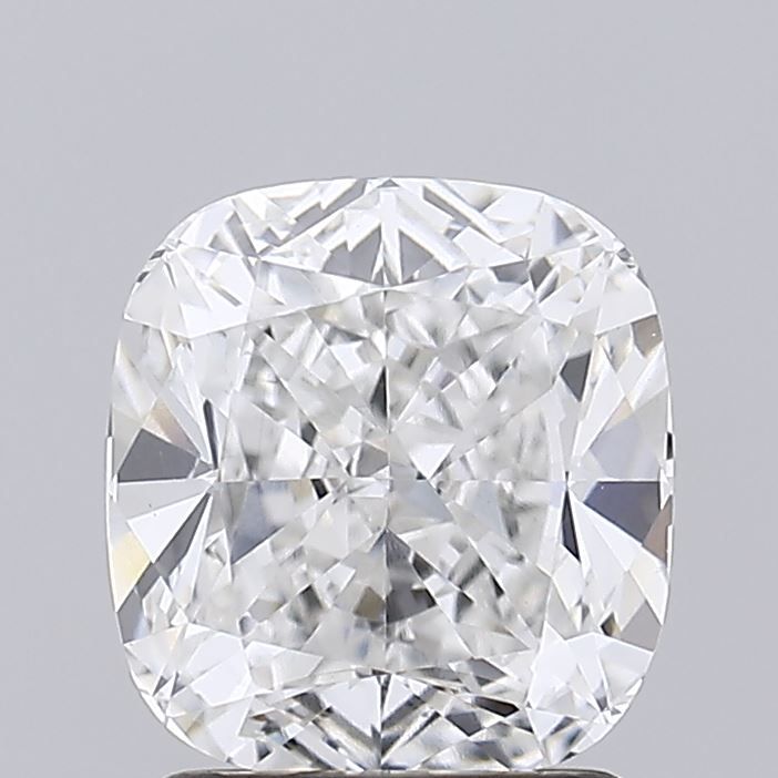 2.04 Carat Cushion Lab Diamond with  Cut Diamond in 14KT  view 1
