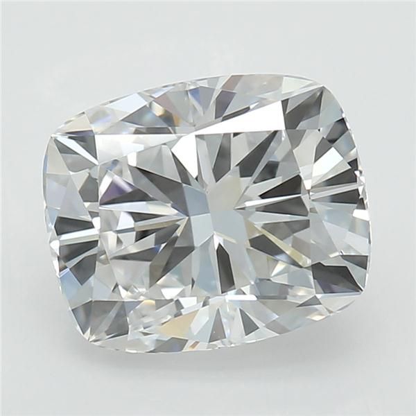 1.35 Carat Cushion Lab Diamond with  Cut Diamond in 14KT  view 1
